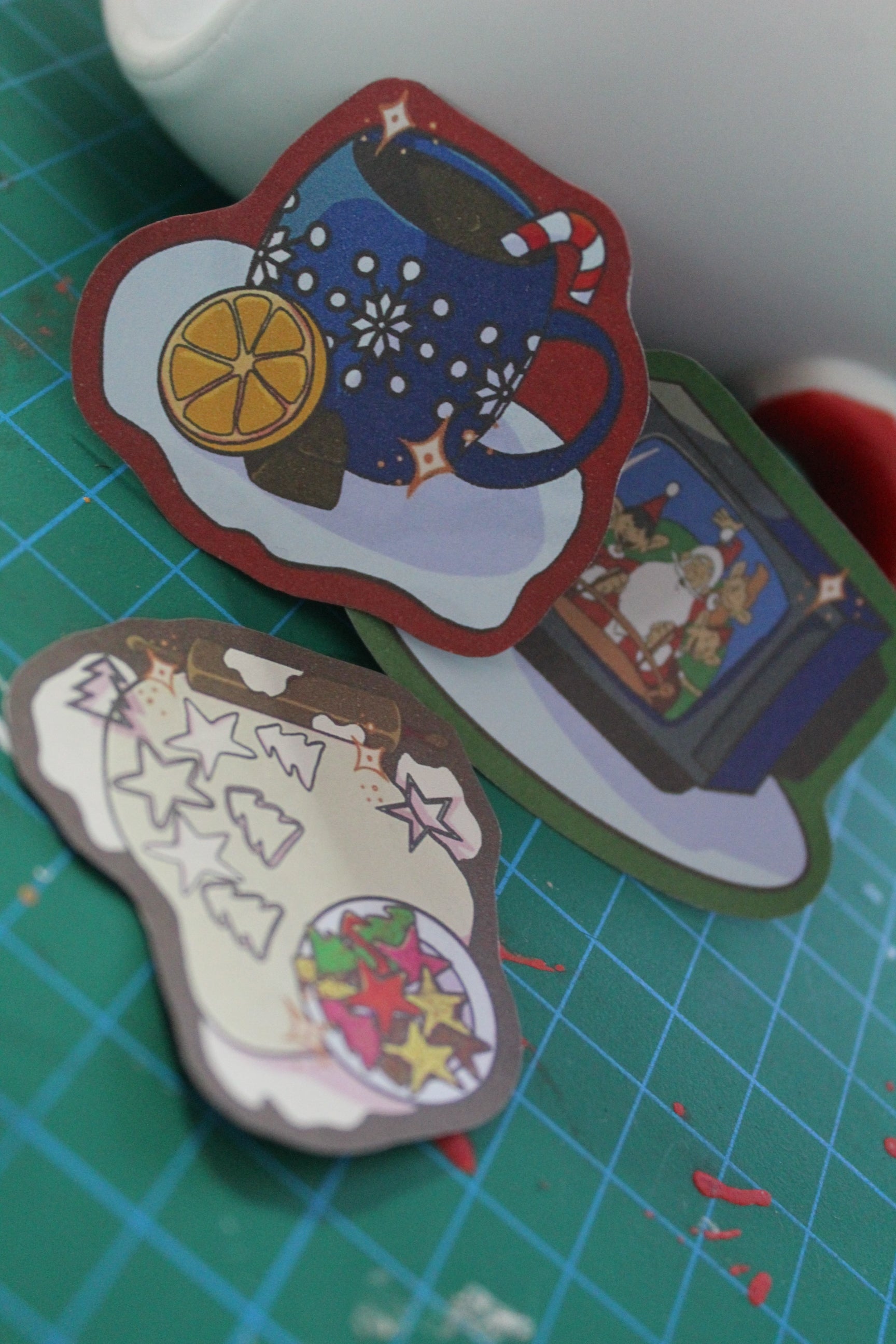 Cozy Christmas – 3-teiliges Sticker-Set für die schönste Zeit des Jahres