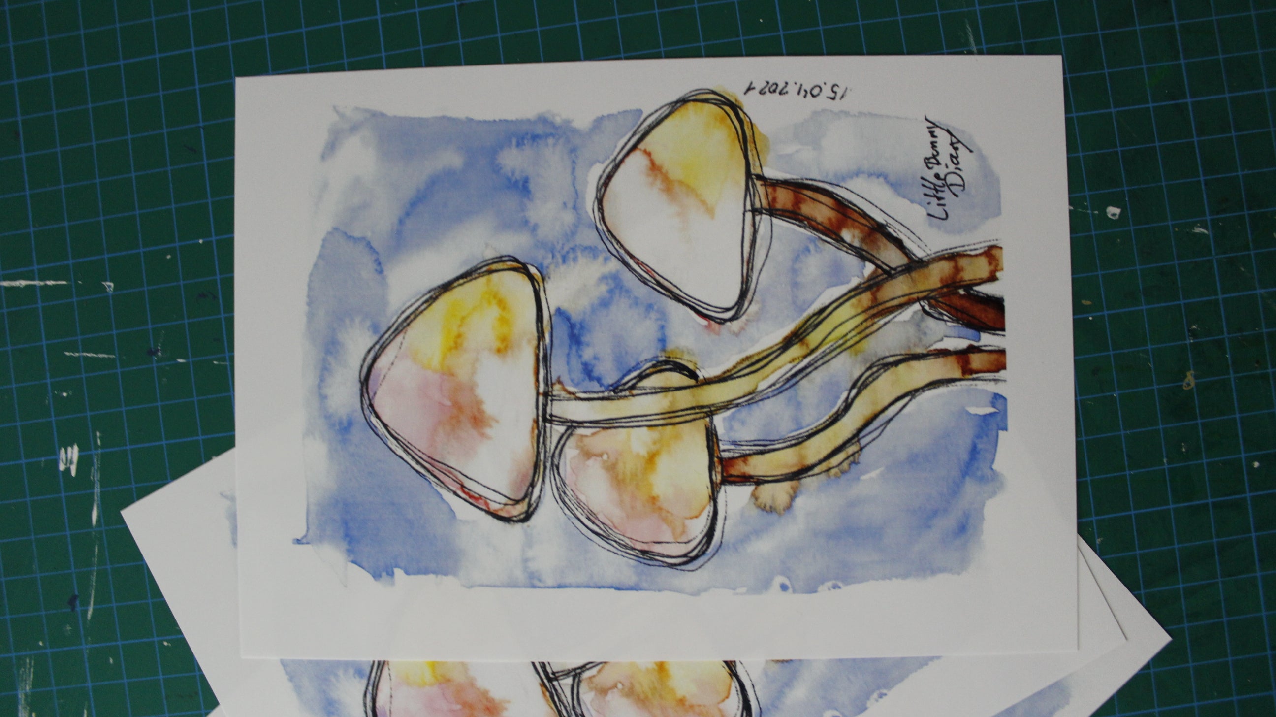 🍄 Funky Mushrooms – Dancing in Color